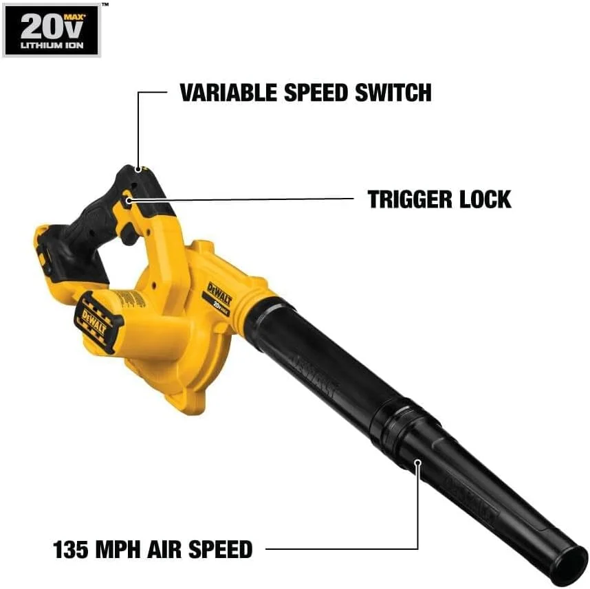 دمنده جمع و جور و قابل حمل دیوالت مدل DCE100B 20V MAX (فقط ابزار) دمنده جمع و جور و قابل حمل دیوالت مدل DCE100B 20V MAX (فقط ابزار)