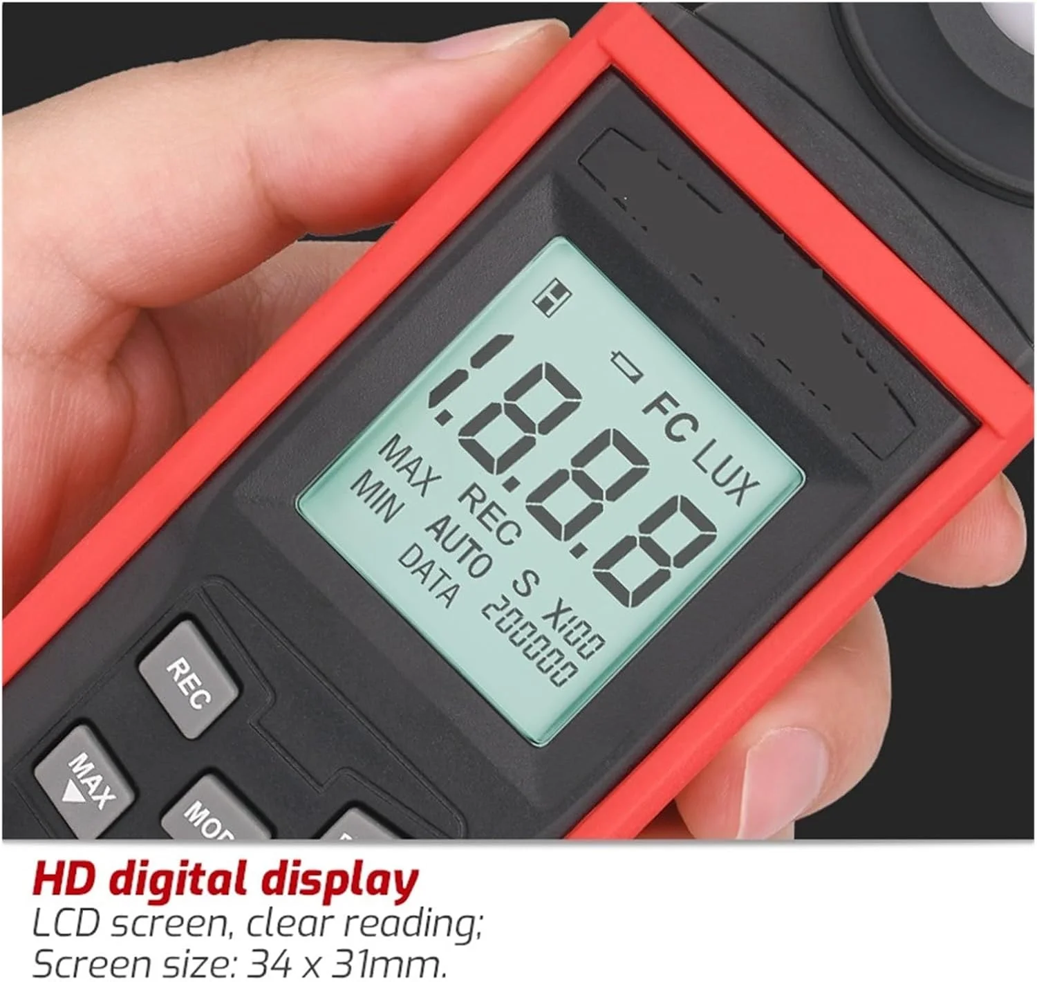 نورسنج، نورسنج لوکس/Fc فتومتر عکاسی لوکس متر دیجیتال روشنایی سنج یکپارچه تستر محیطی