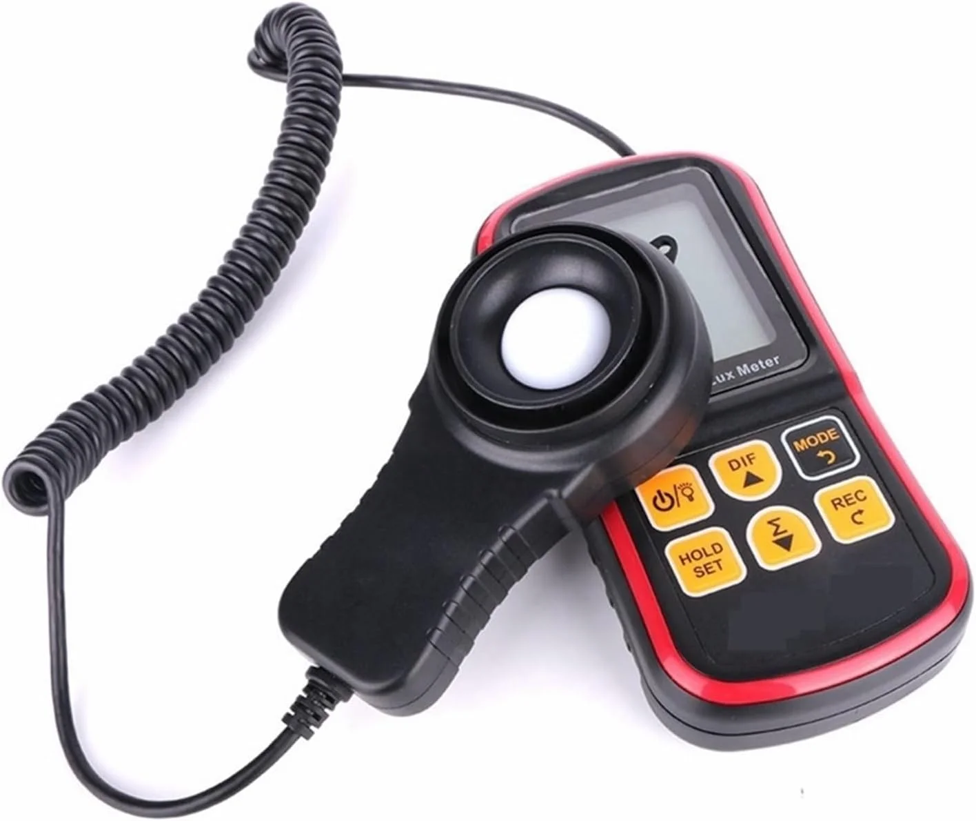 نورسنج دیجیتال ال سی دی 5 عددی، نورسنج دستی کوچک تقسیم شده با دو حالت ضبط نورسنج دیجیتال ال سی دی 5 عددی، نورسنج دستی کوچک تقسیم شده با دو حالت ضبط