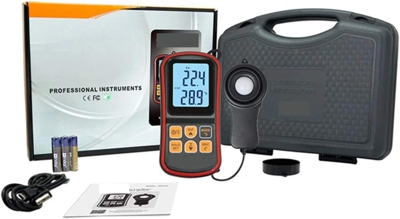 نورسنج دیجیتال ال سی دی 5 عددی، نورسنج دستی کوچک تقسیم شده با دو حالت ضبط نورسنج دیجیتال ال سی دی 5 عددی، نورسنج دستی کوچک تقسیم شده با دو حالت ضبط