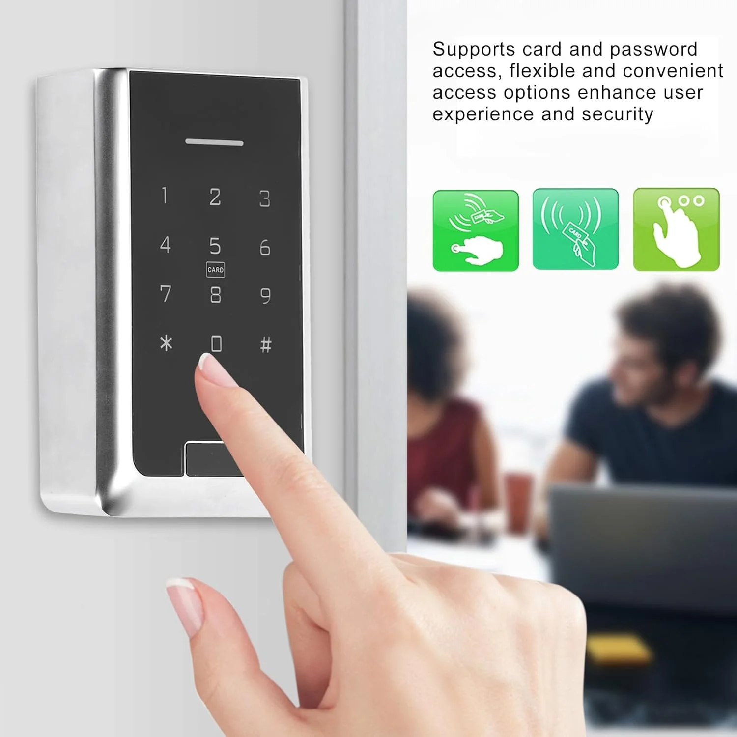 صفحه کلید کنترل دسترسی Vomeko، صفحه کلید درب، سیم کشی رایگان DC 10‑24V IP66 ضد آب صفحه کلید درب رمز عبور صفحه کلید ورودی بدون کلید دروازه صفحه کلید کنترل دسترسی Vomeko، صفحه کلید درب، سیم کشی رایگان DC 10‑24V IP66 ضد آب صفحه کلید درب رمز عبور صفحه کلید ورودی بدون کلید دروازه