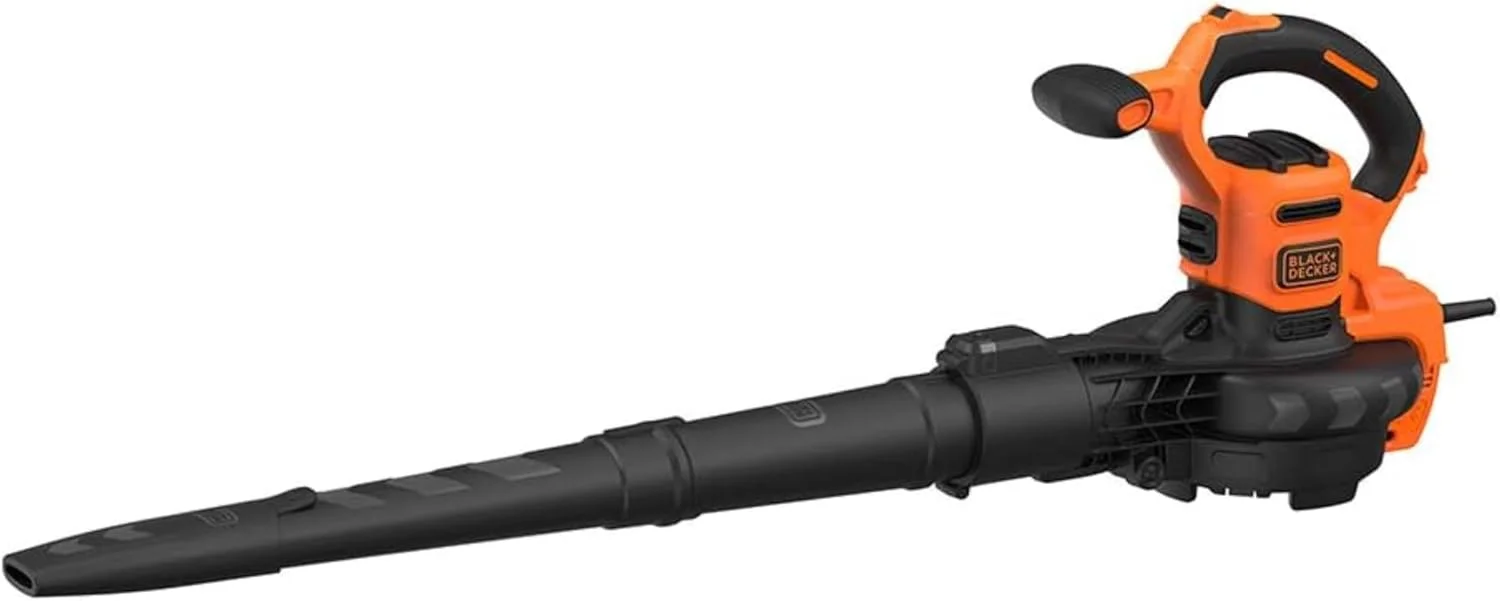 دستگاه دمنده، جاروبرقی و خردکن برگ 3 در 1 بلک اند دکر 3000 وات با کوله پشتی جمع آوری 72 لیتری مدل BEBLV300-QS