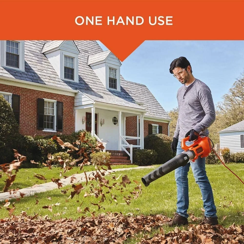 BLACK+DECKER Electric Leaf Blower, 7-Amp (LB700)