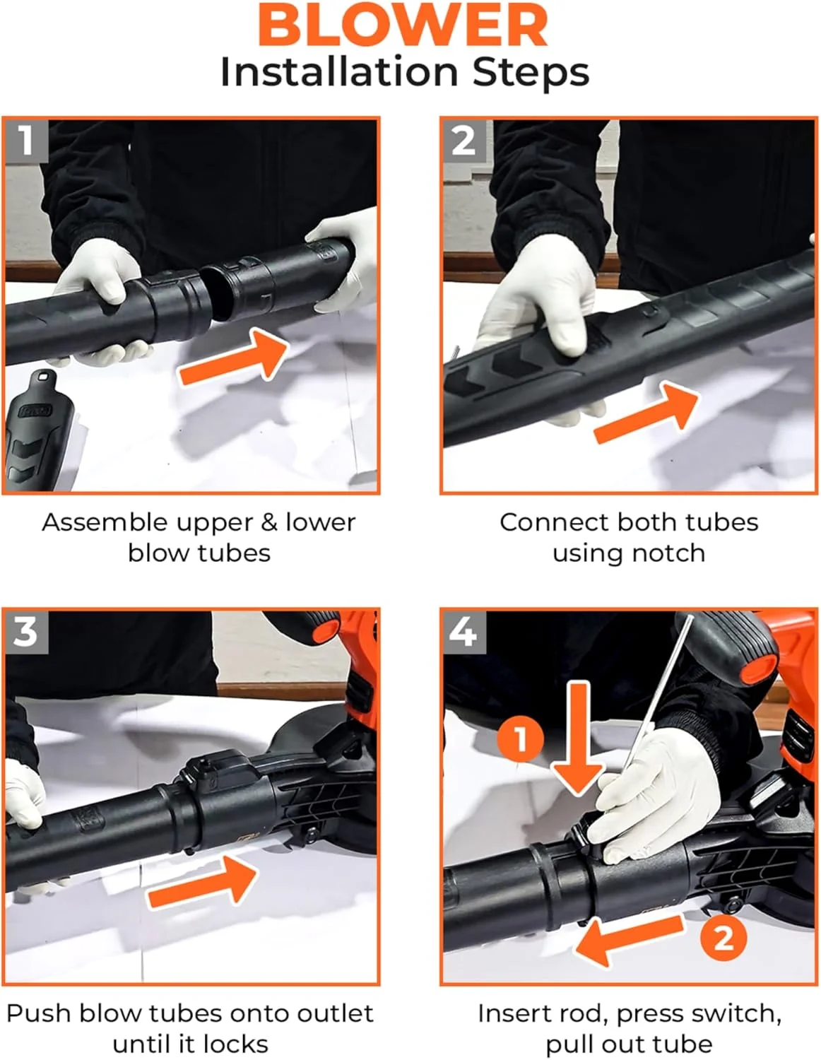 دستگاه دمنده، جاروبرقی و خردکن برگ 3 در 1 بلک اند دکر 3000 وات با کوله پشتی جمع آوری 72 لیتری مدل BEBLV300-QS