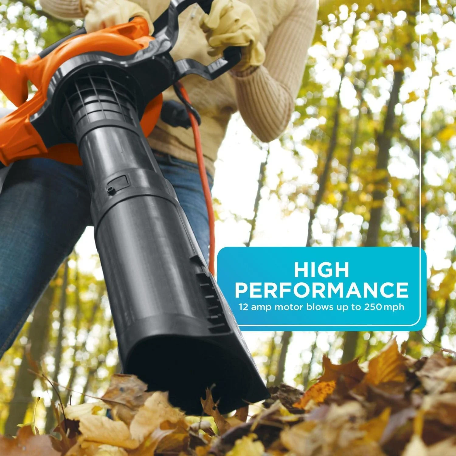 دمنده، مکنده و خردکن برقی 3 در 1 با آمپراژ 12