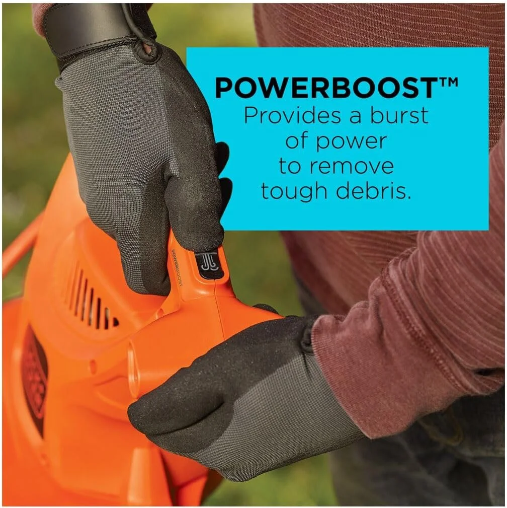 دستگاه دمنده، مکنده و خردکن برگ برقی 3 در 1 بلک اند دکر (BEBL7000)