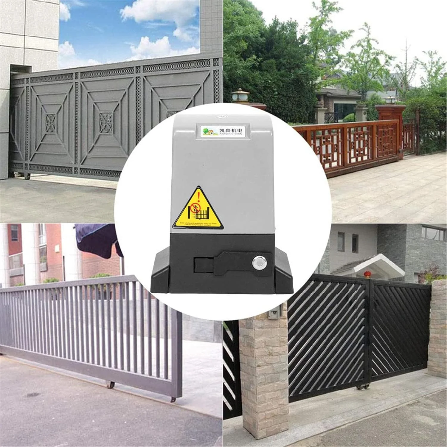 اپراتور درب کشویی اتوماتیک WWART، کیت سیستم امنیتی درب کشویی برقی سنگین وظیفه کامل تا 800 کیلوگرم برای مسکونی و تجاری اپراتور درب کشویی اتوماتیک WWART، کیت سیستم امنیتی درب کشویی برقی سنگین وظیفه کامل تا 800 کیلوگرم برای مسکونی و تجاری