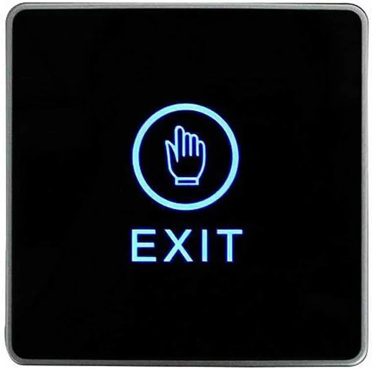 دکمه خروج لمسی WellingtonAE، دکمه رهاسازی خروج درب، سیستم کنترل دسترسی امنیتی با نشانگر LED برای قاب دروازه دکمه خروج لمسی WellingtonAE، دکمه رهاسازی خروج درب، سیستم کنترل دسترسی امنیتی با نشانگر LED برای قاب دروازه