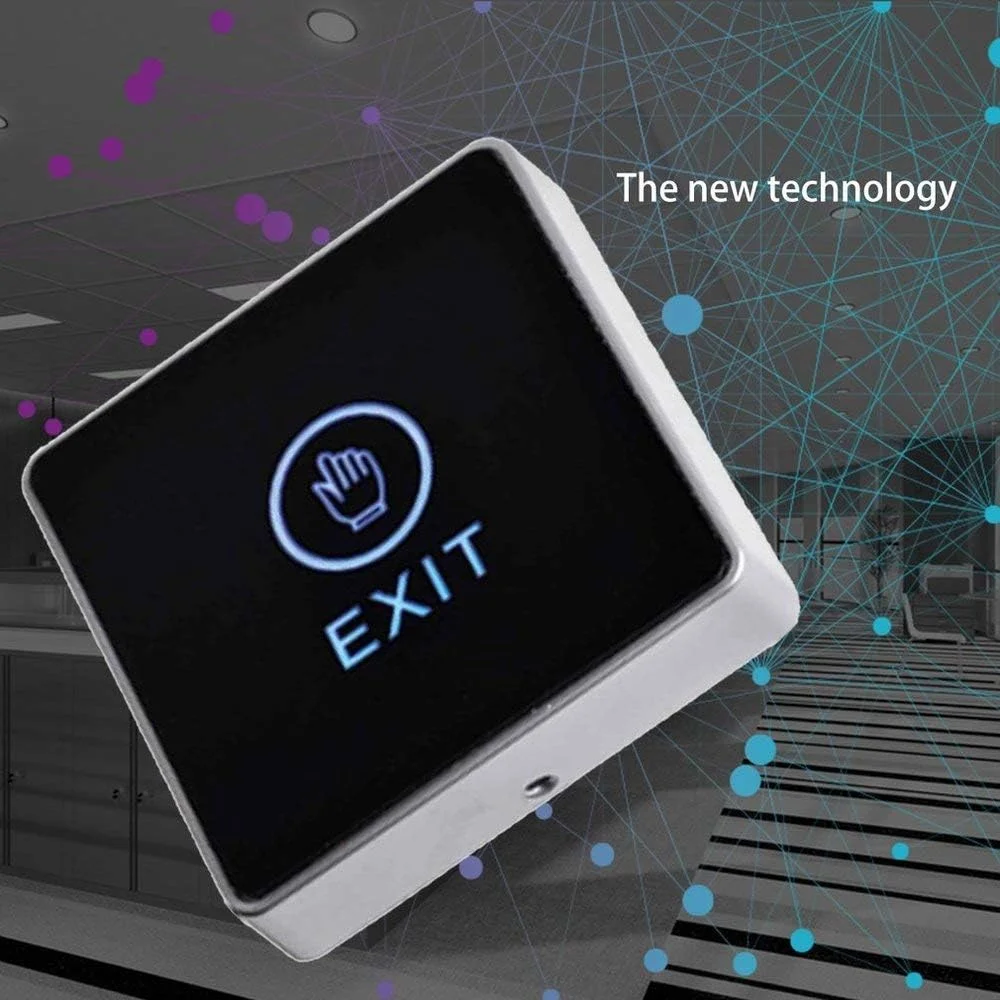 دکمه خروج لمسی WellingtonAE، دکمه رهاسازی خروج درب، سیستم کنترل دسترسی امنیتی با نشانگر LED برای قاب دروازه دکمه خروج لمسی WellingtonAE، دکمه رهاسازی خروج درب، سیستم کنترل دسترسی امنیتی با نشانگر LED برای قاب دروازه