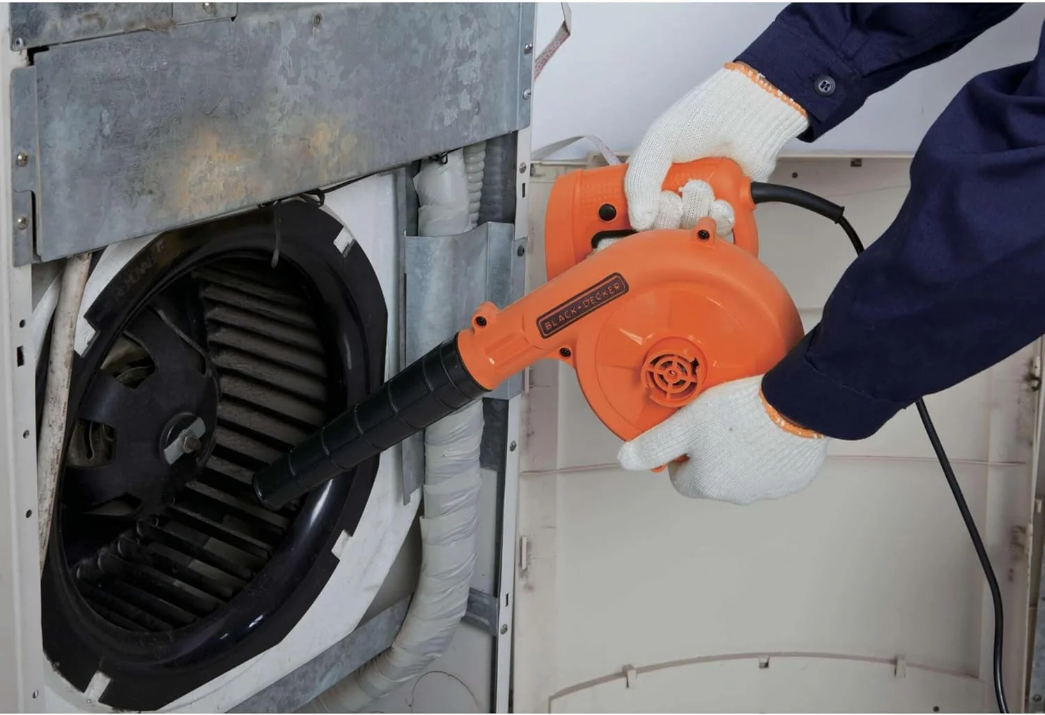 دمنده/مکنده برقی تک سرعته 530 وات بلک اند دکر با سرعت 16000 دور در دقیقه به همراه کیسه جمع آوری مدل Bdb530-B5 مناسب برای خانه و باغ دمنده/مکنده برقی تک سرعته 530 وات بلک اند دکر با سرعت 16000 دور در دقیقه به همراه کیسه جمع آوری مدل Bdb530-B5 مناسب برای خانه و باغ