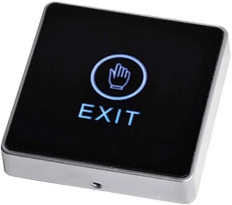 دکمه خروج لمسی WellingtonAE، دکمه رهاسازی خروج درب، سیستم کنترل دسترسی امنیتی با نشانگر LED برای قاب دروازه دکمه خروج لمسی WellingtonAE، دکمه رهاسازی خروج درب، سیستم کنترل دسترسی امنیتی با نشانگر LED برای قاب دروازه