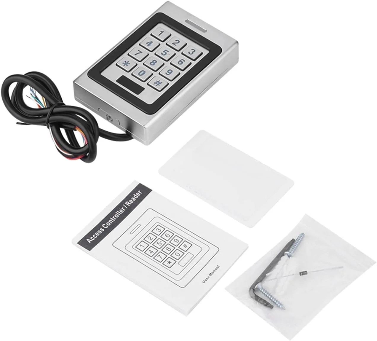 سیستم کنترل دسترسی درب، دستگاه کنترل دسترسی درب ضد آب IP68 کارت + صفحه کلید، مجموعه امنیتی سیستم ورود درب با صفحه کلید / کارت خوان درخشان سیستم کنترل دسترسی درب، دستگاه کنترل دسترسی درب ضد آب IP68 کارت + صفحه کلید، مجموعه امنیتی سیستم ورود درب با صفحه کلید / کارت خوان درخشان