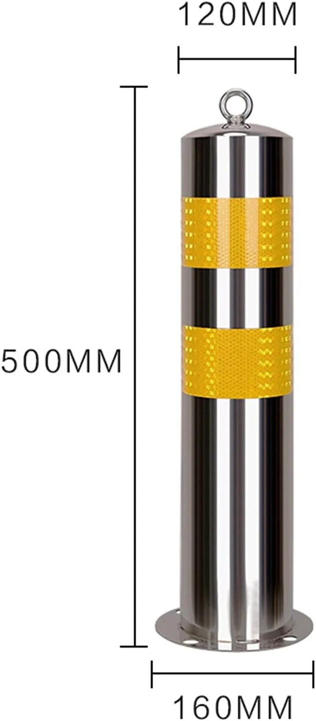 میله محافظ پارکینگ WEDDERTA، استیل ضد زنگ، ثابت، با بازتابنده و پیچ، موانع امنیتی برای ورودی (سفید نقره ای 500x120 میلی متر) (سفید نقره ای 500x120 میلی متر) میله محافظ پارکینگ WEDDERTA، استیل ضد زنگ، ثابت، با بازتابنده و پیچ، موانع امنیتی برای ورودی (سفید نقره ای 500x120 میلی متر) (سفید نقره ای 500x120 میلی متر)