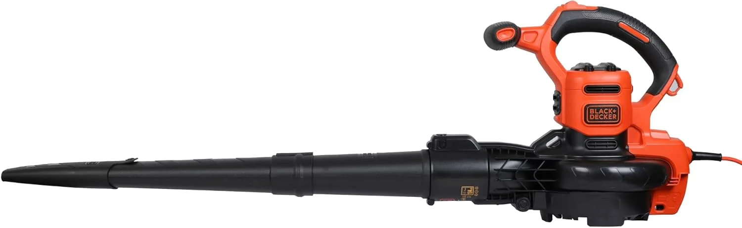 دستگاه دمنده، جاروبرقی و خردکن برگ 3 در 1 بلک اند دکر 3000 وات با کوله پشتی جمع آوری 72 لیتری مدل BEBLV300-QS