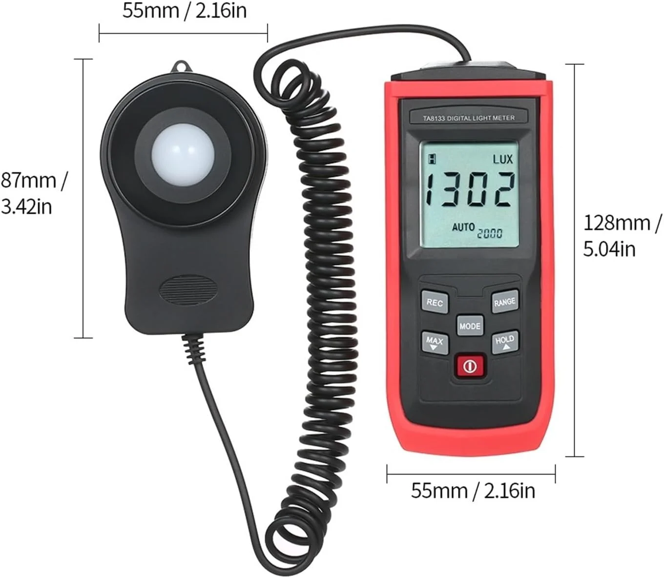 نورسنج، نورسنج دیجیتال دستی کوچک LUX متر LCD لومینومتر فوتومتر دیجیتال نورسنج 0-199999 لوکس روشنایی سنج