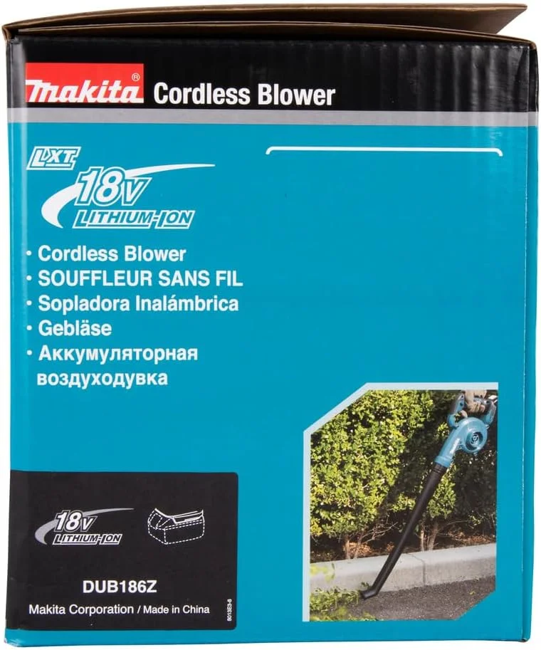 دمنده شارژی ماکیتا مدل DUB186Z، 50 وات، 18 ولت، آبی/مشکی دمنده شارژی ماکیتا مدل DUB186Z، 50 وات، 18 ولت، آبی/مشکی