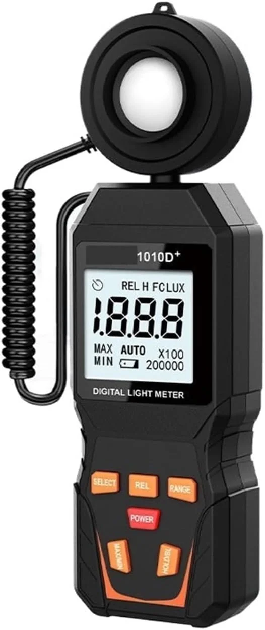 نورسنج، نورسنج لوکس متر لومن دیجیتال 0 تا 199,999 لوکس (19,999FC) فوت کندل، نورسنجی فیلم