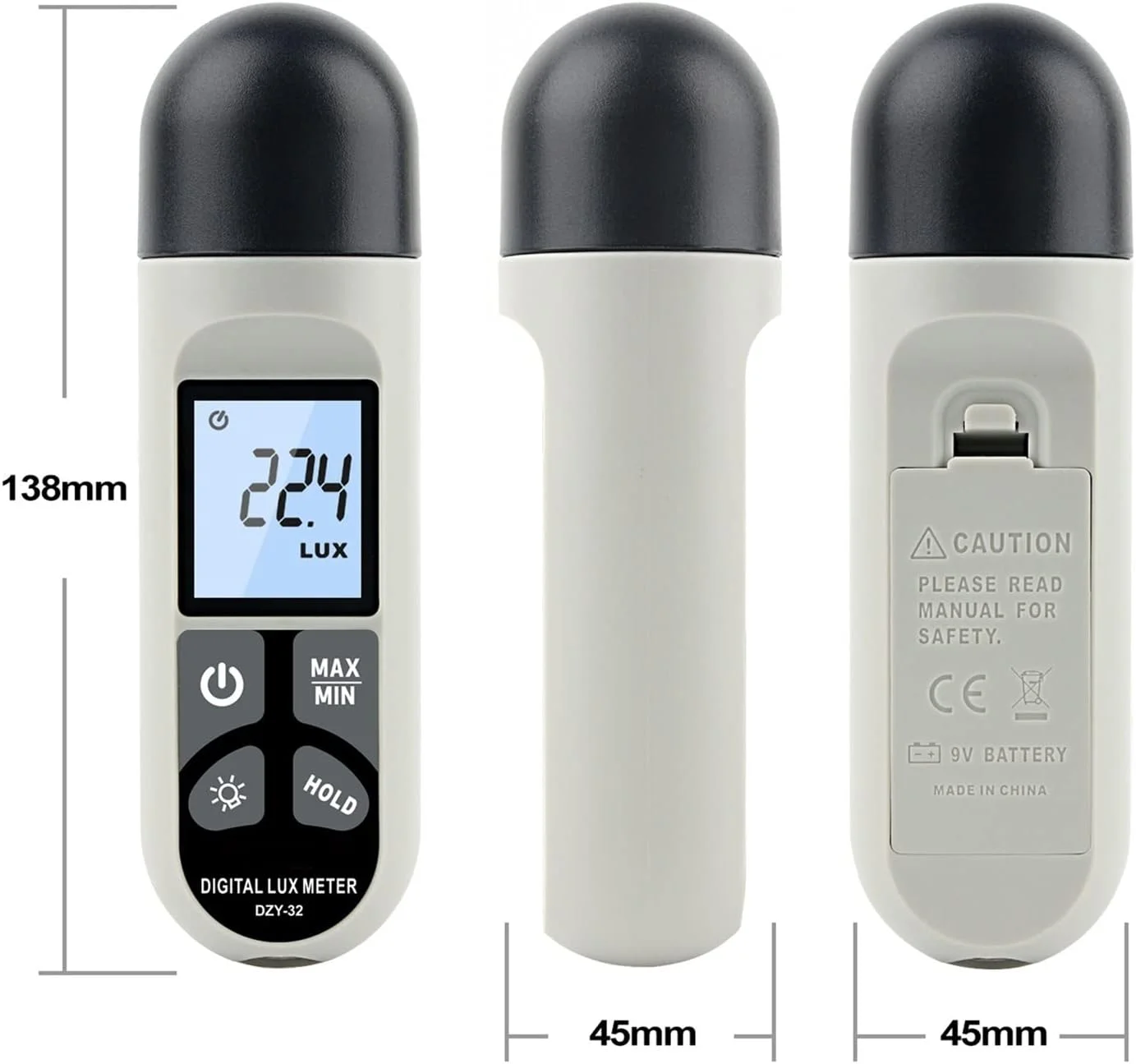 نور سنج دیجیتال NEOCHY، 0.1-200,000 لوکس، LCD دیجیتال جیبی، تستر اندازه گیری لوکس/FC، سنسور نور سنج نور سنج دیجیتال NEOCHY، 0.1-200,000 لوکس، LCD دیجیتال جیبی، تستر اندازه گیری لوکس/FC، سنسور نور سنج