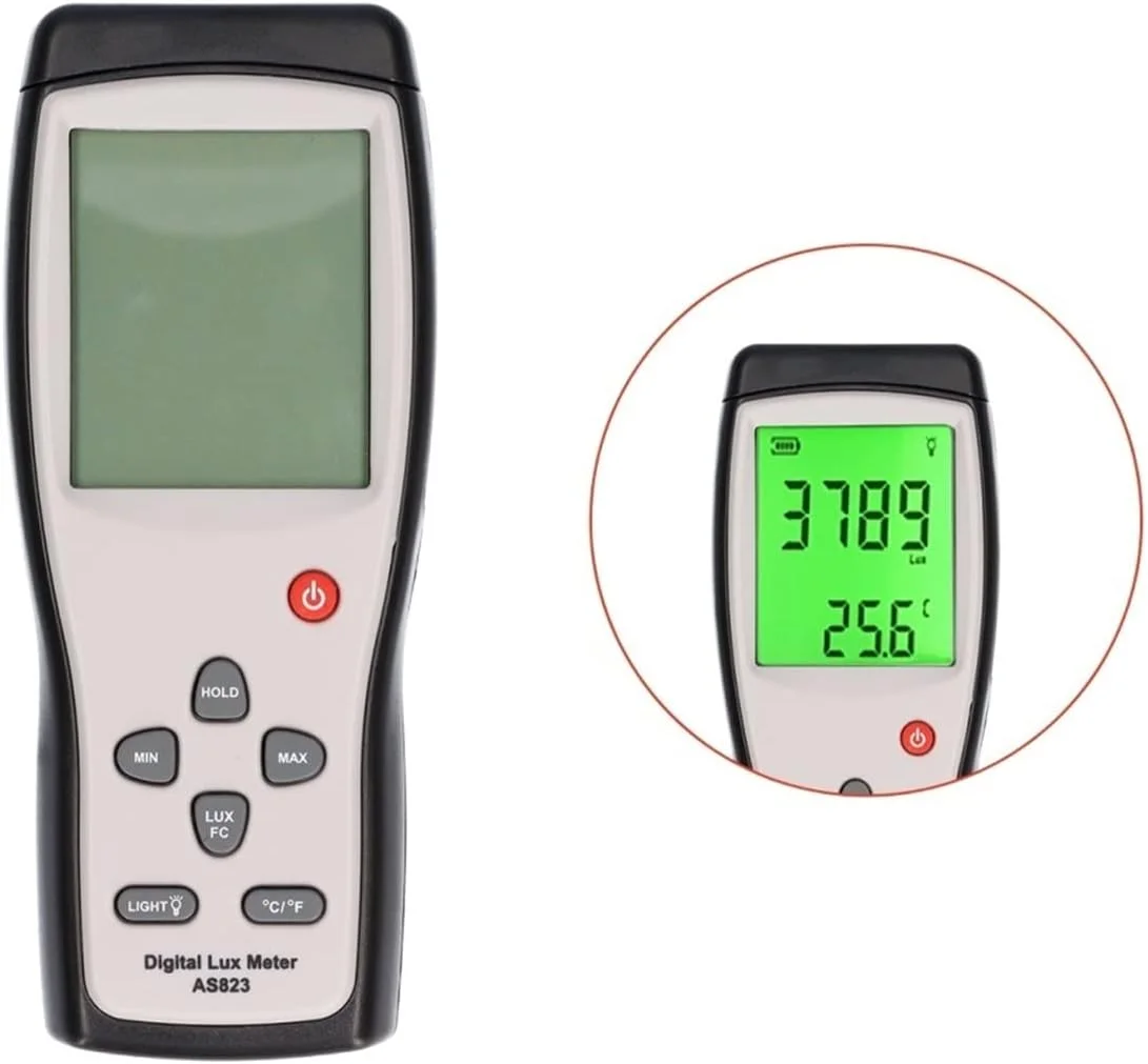 نورسنج طیف سنج دستی دیجیتال GZDZHP، نورسنج با محدوده تشخیص گسترده، نورسنج دیجیتال با دقت بالا