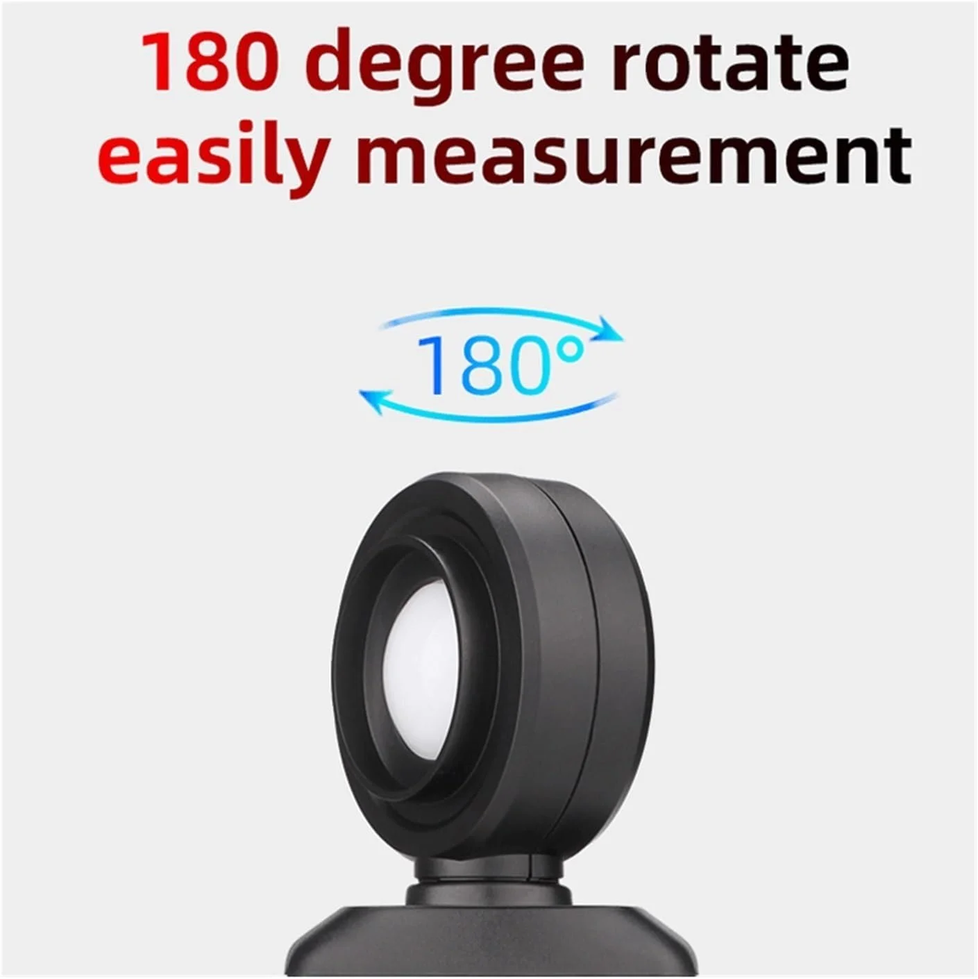 نورسنج، لوکس متر دیجیتال حرفه ای با دقت بالا 180 درجه با سنسور نور چرخشی نورسنج، لوکس متر دیجیتال حرفه ای با دقت بالا 180 درجه با سنسور نور چرخشی