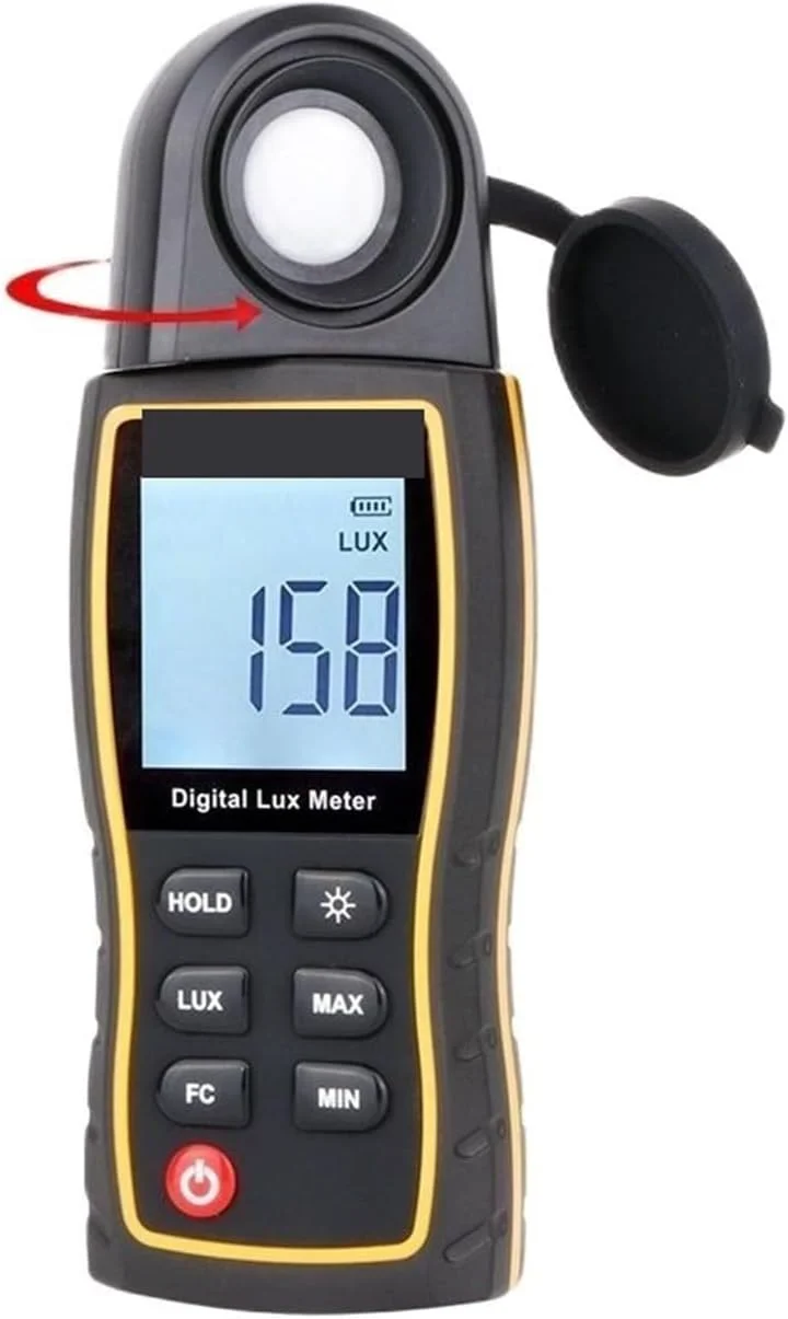 نورسنج، نورسنج دیجیتال لوکس متر 199,900 لوکس با سنسور چرخشی لوکس/FC نورسنج دقیق فوتومتر تستر نورسنج، نورسنج دیجیتال لوکس متر 199,900 لوکس با سنسور چرخشی لوکس/FC نورسنج دقیق فوتومتر تستر
