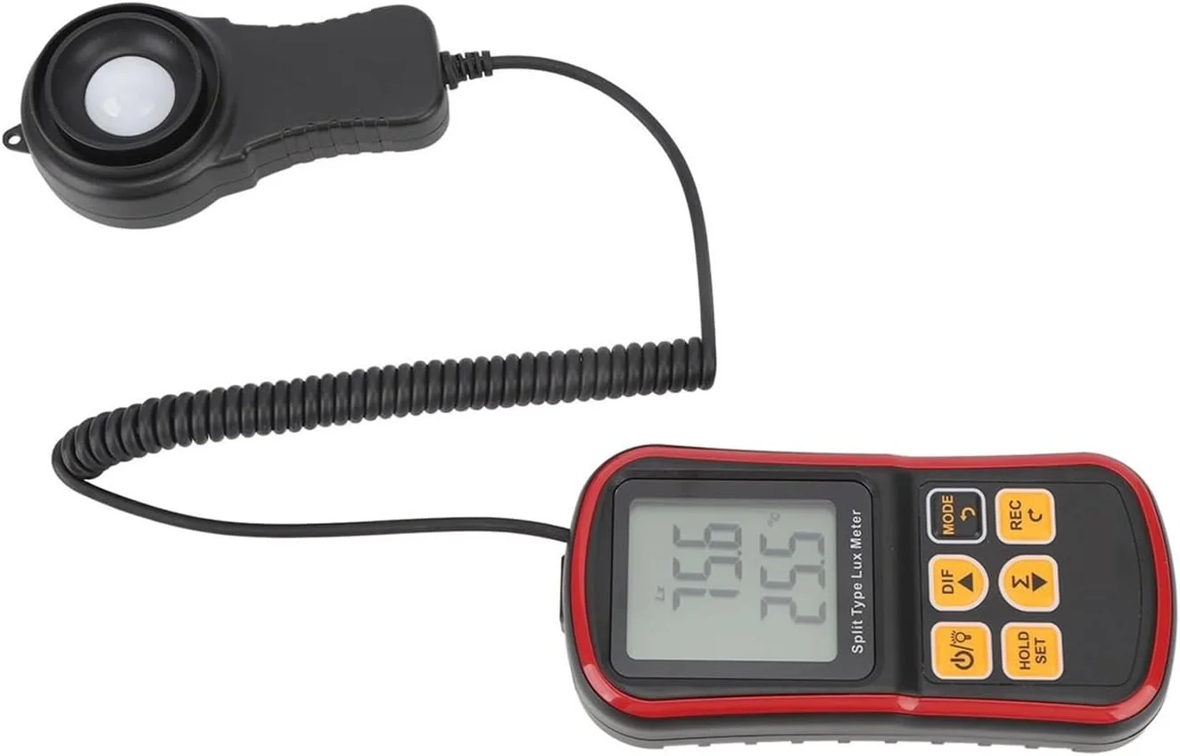 نورسنج دستی، نورسنج دیجیتال، لوکس متر دیجیتال، لومینومتر فتومتر با دقت بالا و قابلیت ذخیره داده نورسنج دستی، نورسنج دیجیتال، لوکس متر دیجیتال، لومینومتر فتومتر با دقت بالا و قابلیت ذخیره داده