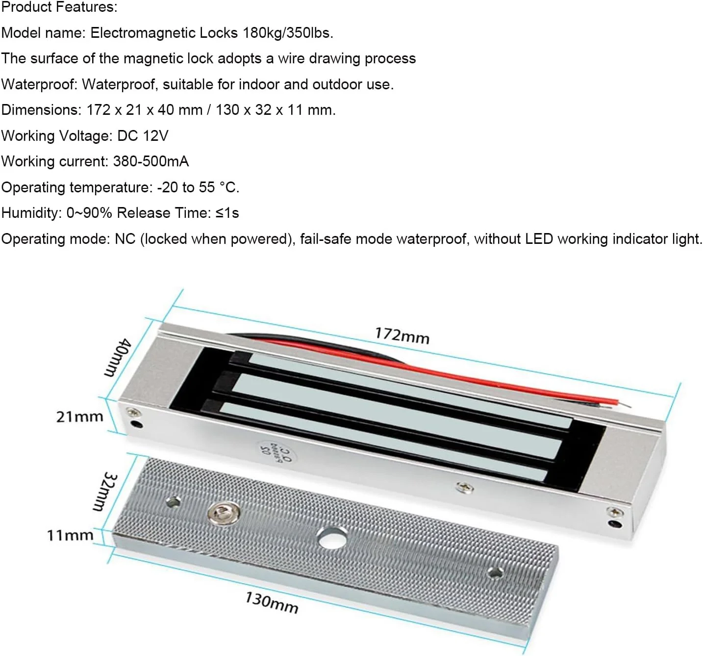 کیت سیستم کنترل دسترسی قابل برنامه ریزی RFID یاویس، صفحه کلید کنترلر فلزی، پوشش ضد آب، قفل مغناطیسی برقی 180 کیلوگرمی با منبع تغذیه DC 12V 3A، دکمه خروج، جاسوئیچی های شناسایی 10 عددی کیت سیستم کنترل دسترسی قابل برنامه ریزی RFID یاویس، صفحه کلید کنترلر فلزی، پوشش ضد آب، قفل مغناطیسی برقی 180 کیلوگرمی با منبع تغذیه DC 12V 3A، دکمه خروج، جاسوئیچی های شناسایی 10 عددی