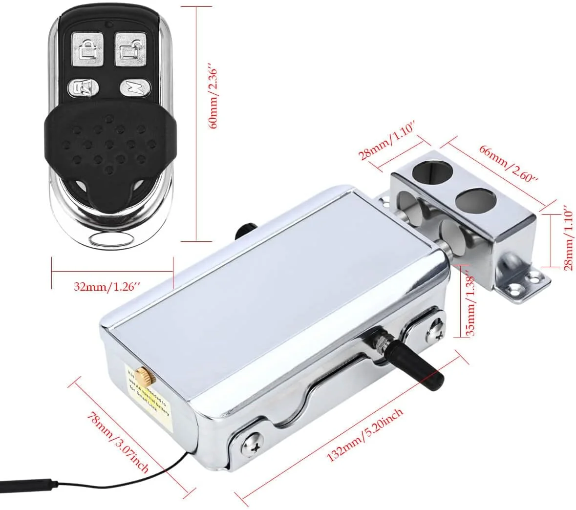 قفل درب الکترونیکی YUHANUS، قفل درب کنترل از راه دور ضد سرقت امنیت خانه قفل درب مخفی هوشمند بدون کلید با کنترل از راه دور و دسترسی به برنامه تلفن هوشمند قفل درب الکترونیکی YUHANUS، قفل درب کنترل از راه دور ضد سرقت امنیت خانه قفل درب مخفی هوشمند بدون کلید با کنترل از راه دور و دسترسی به برنامه تلفن هوشمند