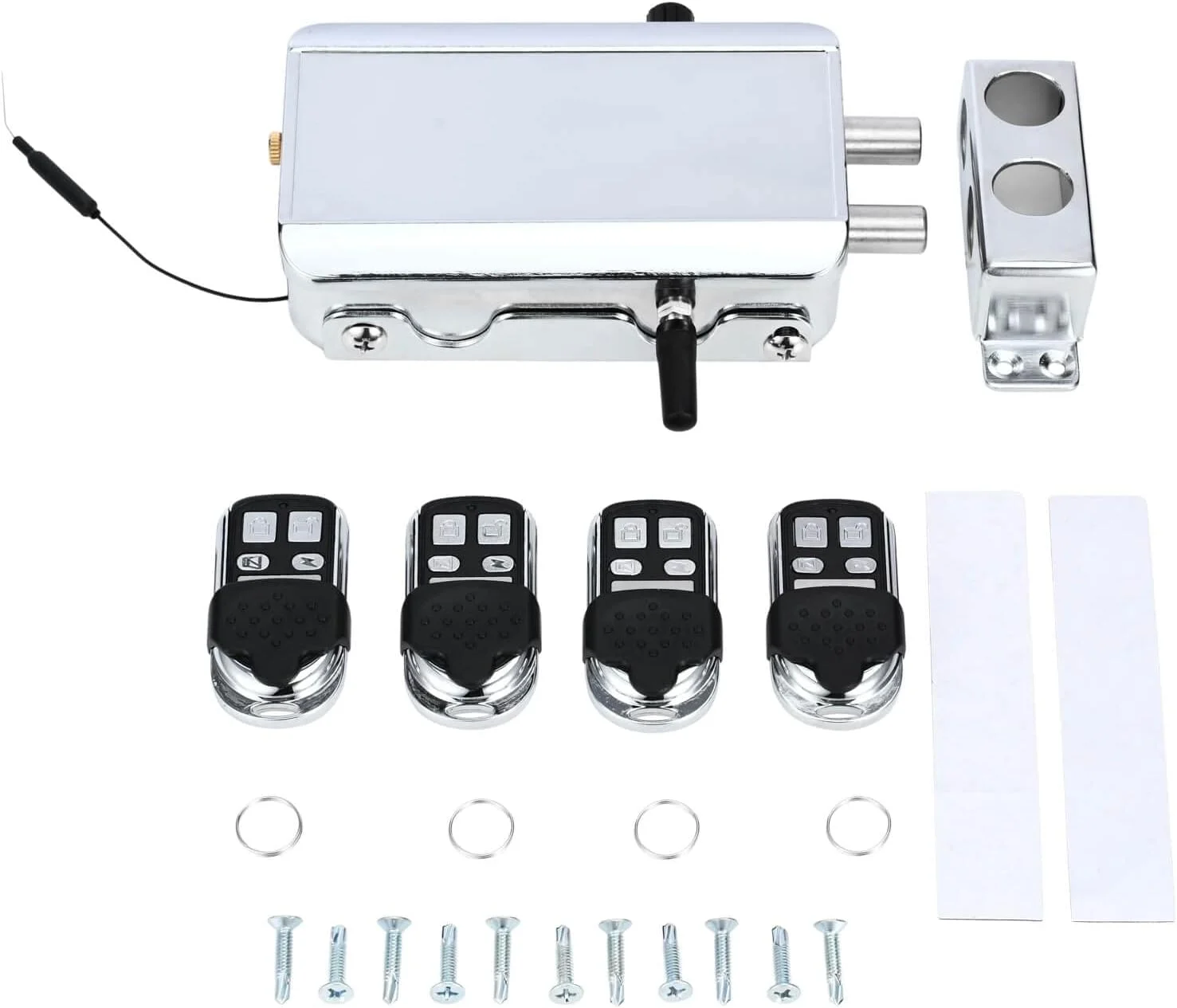 قفل درب الکترونیکی YUHANUS، قفل درب کنترل از راه دور ضد سرقت امنیت خانه قفل درب مخفی هوشمند بدون کلید با کنترل از راه دور و دسترسی به برنامه تلفن هوشمند قفل درب الکترونیکی YUHANUS، قفل درب کنترل از راه دور ضد سرقت امنیت خانه قفل درب مخفی هوشمند بدون کلید با کنترل از راه دور و دسترسی به برنامه تلفن هوشمند