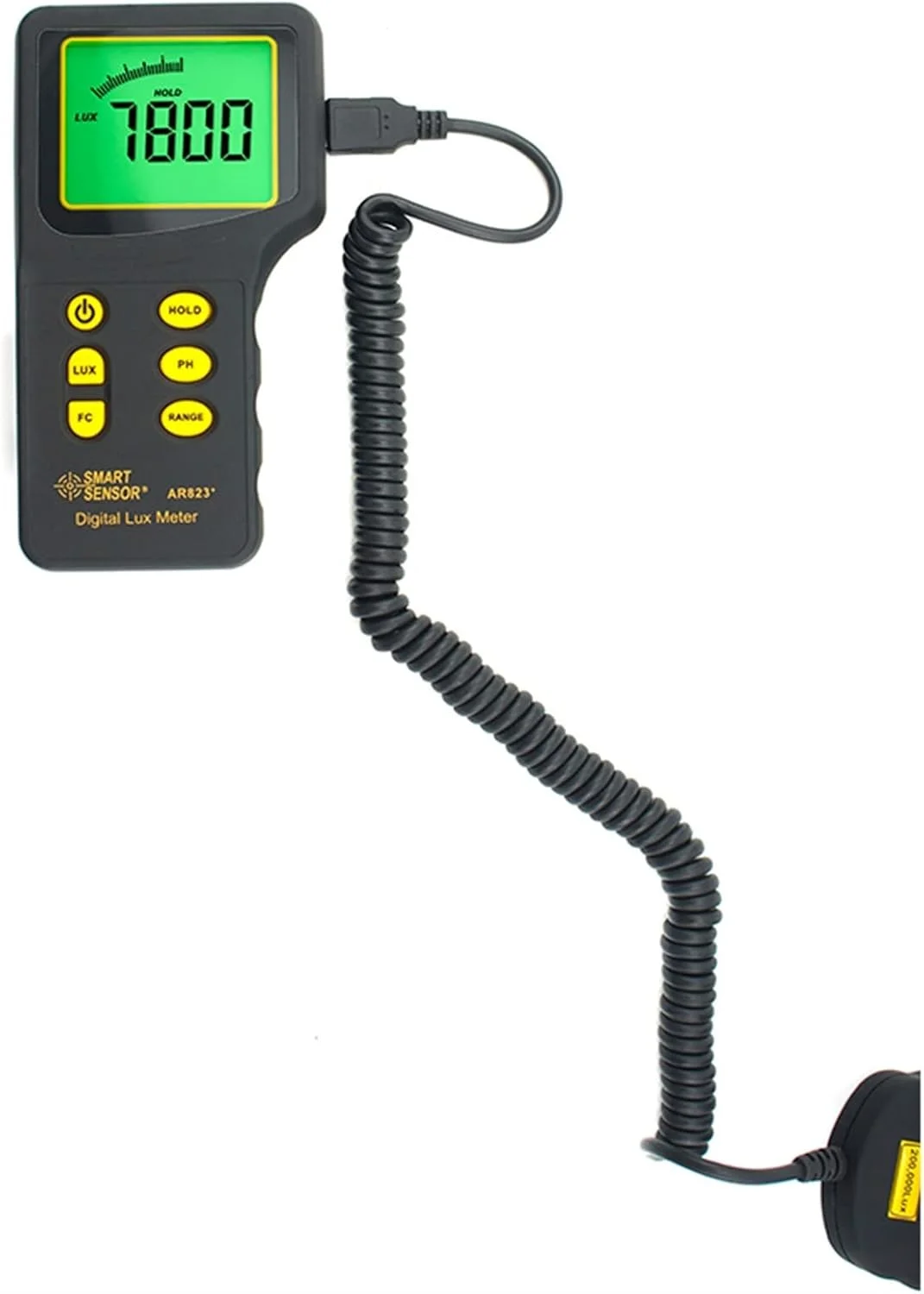 نورسنج دیجیتال دستی JACOJE، محدوده اندازه گیری 1 تا 200.000 لوکس نورسنج دیجیتال دستی JACOJE، محدوده اندازه گیری 1 تا 200.000 لوکس