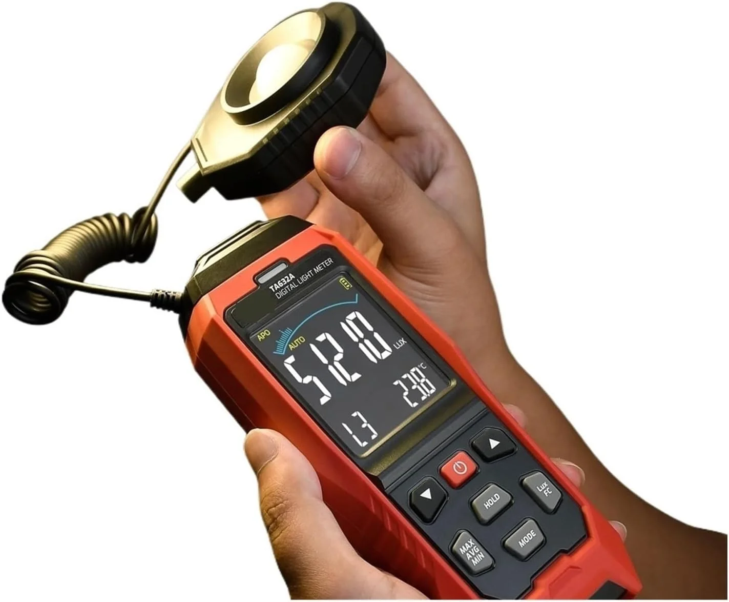 نورسنج TA632A نورسنج دیجیتال LCD، نورسنج لوکس دیجیتال، نورسنج دستی، فوتومتر، نورسنج لوکس 0-200000 لوکس نورسنج TA632A نورسنج دیجیتال LCD، نورسنج لوکس دیجیتال، نورسنج دستی، فوتومتر، نورسنج لوکس 0-200000 لوکس