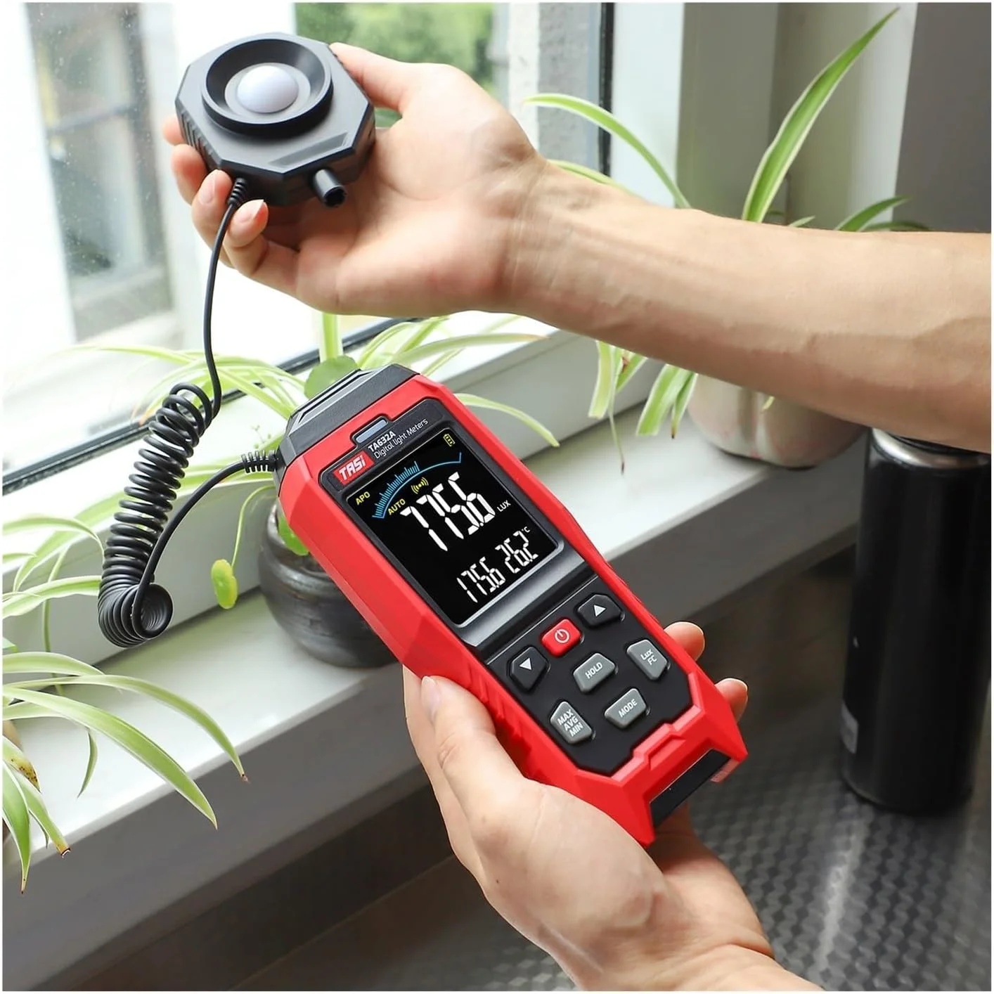 نورسنج TA632A نورسنج دیجیتال LCD، نورسنج لوکس دیجیتال، نورسنج دستی، فوتومتر، نورسنج لوکس 0-200000 لوکس نورسنج TA632A نورسنج دیجیتال LCD، نورسنج لوکس دیجیتال، نورسنج دستی، فوتومتر، نورسنج لوکس 0-200000 لوکس