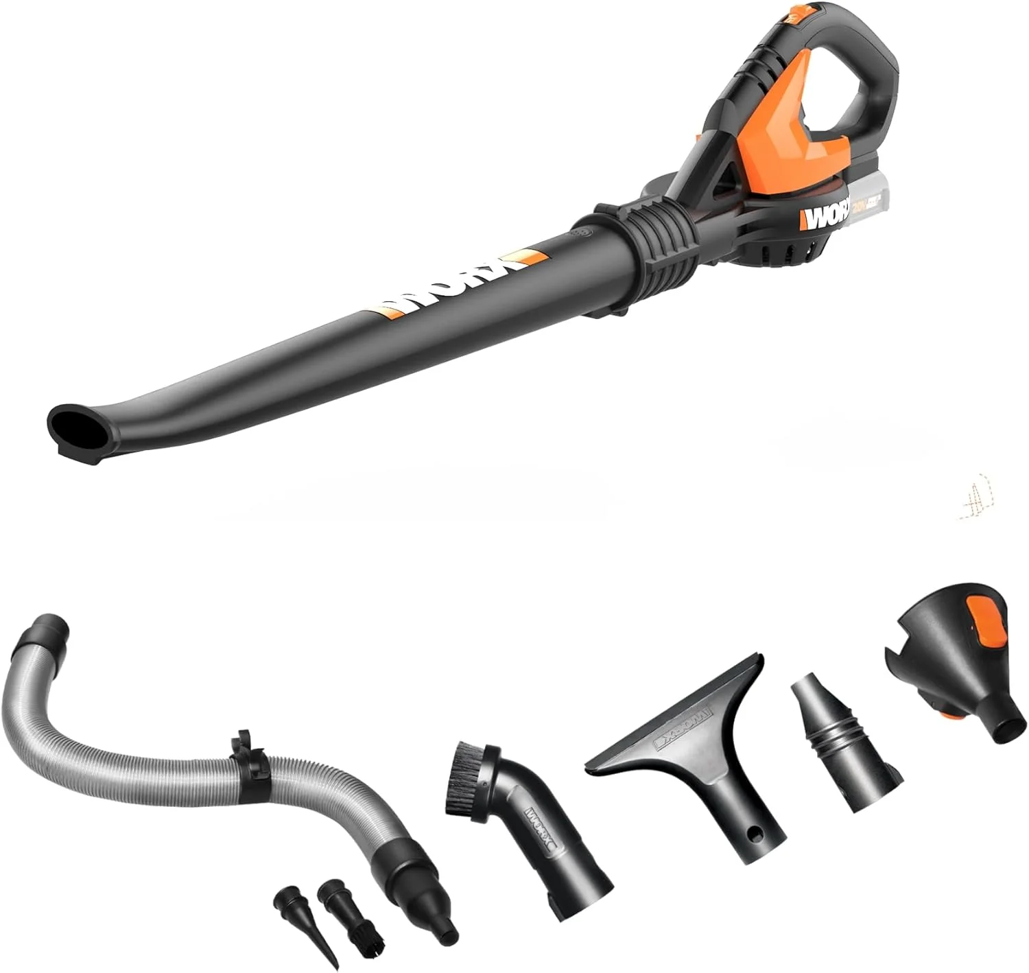 دمنده/جاروی برقی بی‌سیم WORX WG545.1 20V Max Lithium (باتری شامل)