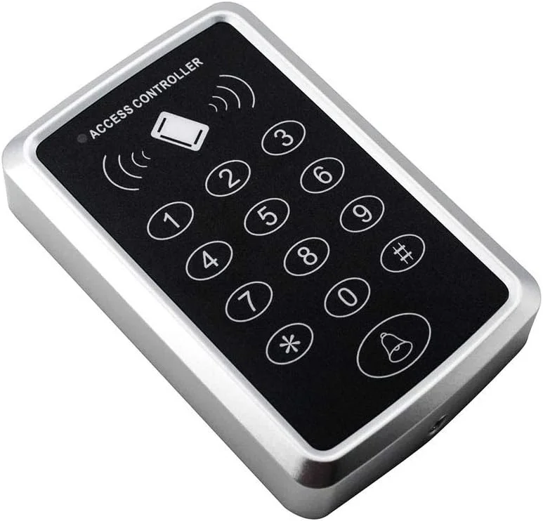 سیستم کنترل دسترسی درب الکترونیکی AMOCAM، صفحه کلید رمز عبور مستقل RFID EM ID 125 کیلوهرتز + 5 عدد جاکلیدی RFID برای امنیت ورودی خانه سیستم کنترل دسترسی درب الکترونیکی AMOCAM، صفحه کلید رمز عبور مستقل RFID EM ID 125 کیلوهرتز + 5 عدد جاکلیدی RFID برای امنیت ورودی خانه