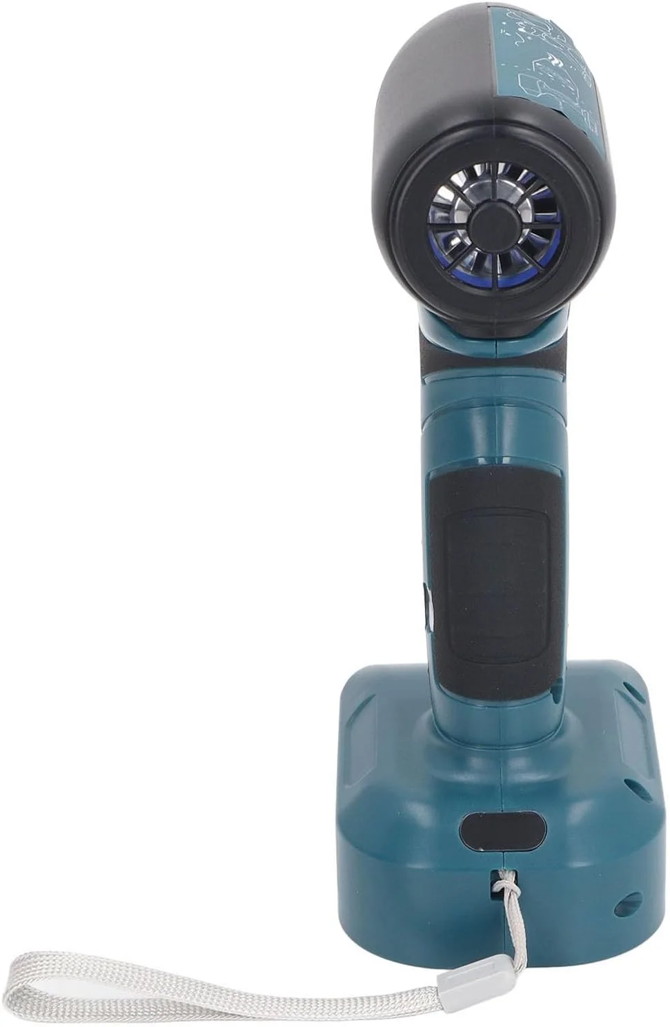 مینی دمنده جت خشک دستی Gugxiom، دمنده قدرتمند 4 سرعته بی سیم با سرعت 130000 دور در دقیقه برای باتری 18 ولت BAT622 BAT609 BAT618G BAT609G BAT618، آبی