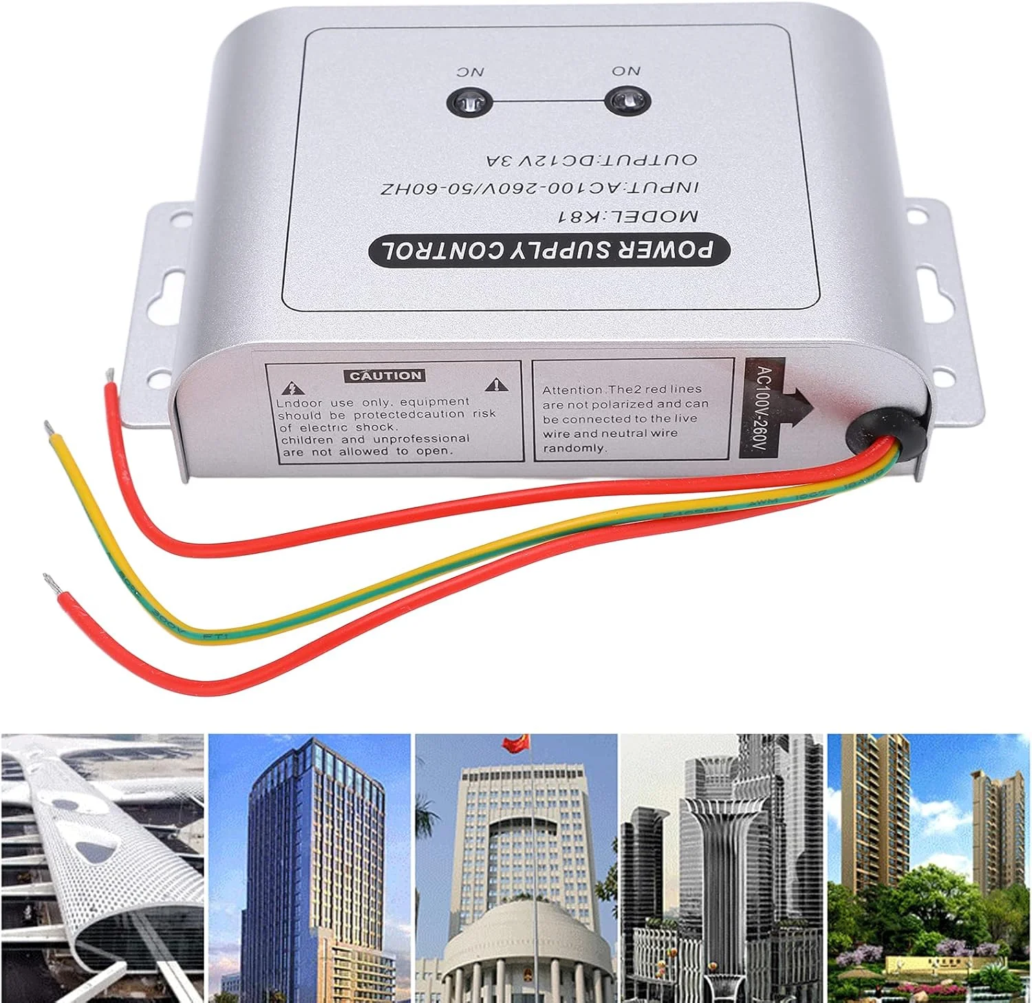 منبع تغذیه 12 ولت 3 آمپر برای کنترل دسترسی قفل برقی و سیستم کنترل دسترسی مناسب برای تجهیزات کنترل دسترسی منبع تغذیه 12 ولت 3 آمپر برای کنترل دسترسی قفل برقی و سیستم کنترل دسترسی مناسب برای تجهیزات کنترل دسترسی