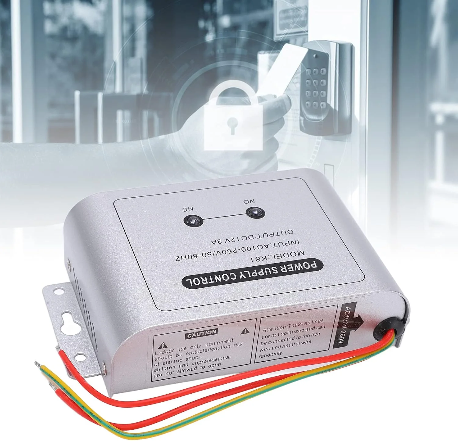 منبع تغذیه 12 ولت 3 آمپر برای کنترل دسترسی قفل برقی و سیستم کنترل دسترسی مناسب برای تجهیزات کنترل دسترسی منبع تغذیه 12 ولت 3 آمپر برای کنترل دسترسی قفل برقی و سیستم کنترل دسترسی مناسب برای تجهیزات کنترل دسترسی