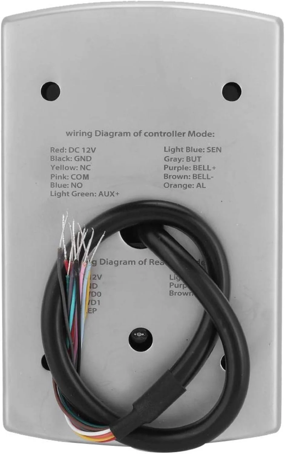 سیستم کنترل دسترسی کارت RFID با بدنه فلزی مقاوم، کارت خوان رمز عبور، تنظیم سطح امنیتی برای سیستم کنترل دسترسی (125Khz) سیستم کنترل دسترسی کارت RFID با بدنه فلزی مقاوم، کارت خوان رمز عبور، تنظیم سطح امنیتی برای سیستم کنترل دسترسی (125Khz)