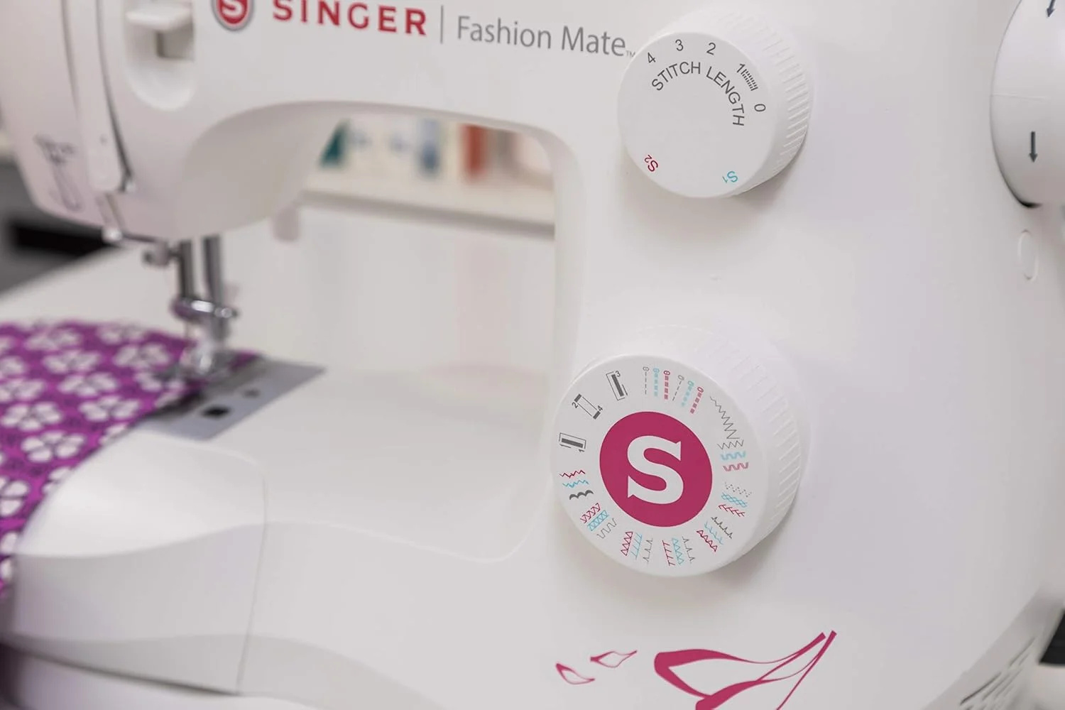چرخ خیاطی سینگر Fashion Mate 3333، سفید چرخ خیاطی سینگر Fashion Mate 3333، سفید