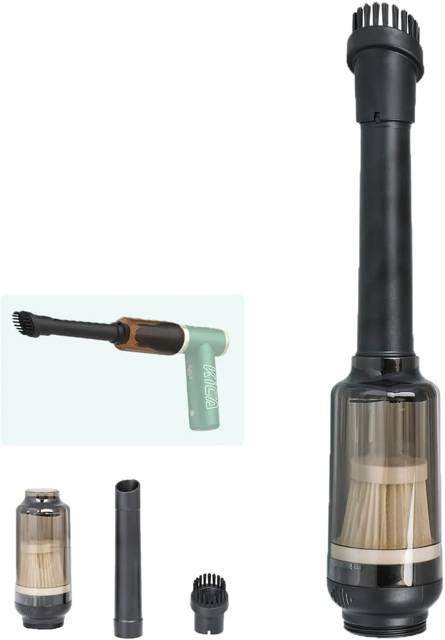 لوازم جانبی جاروبرقی و دمنده Kica برای جت فن 2/ جت فن 2S، مناسب برای تمیز کردن صفحه کلید، کامپیوتر، نظافت منزل و غیره، سازگار با جت فن 2S/جت فن 2