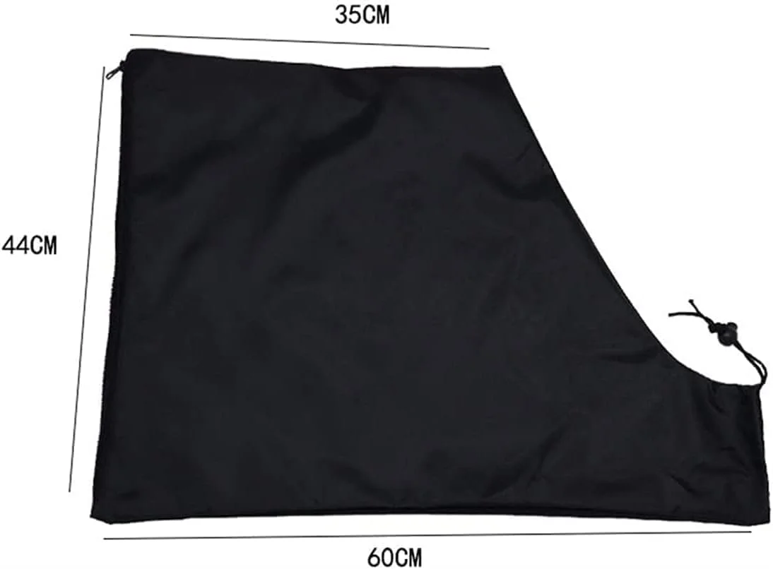 کیسه جاروبرقی، کیسه تخلیه پایین زیپی جاروبرقی برگ دمنده پلی استر، ظرفیت فوق العاده بزرگ، راندمان جمع آوری گرد و غبار، بادوام و تمیز کردن آسان، مناسب برای دمنده های برگ جاروبرقی 420D