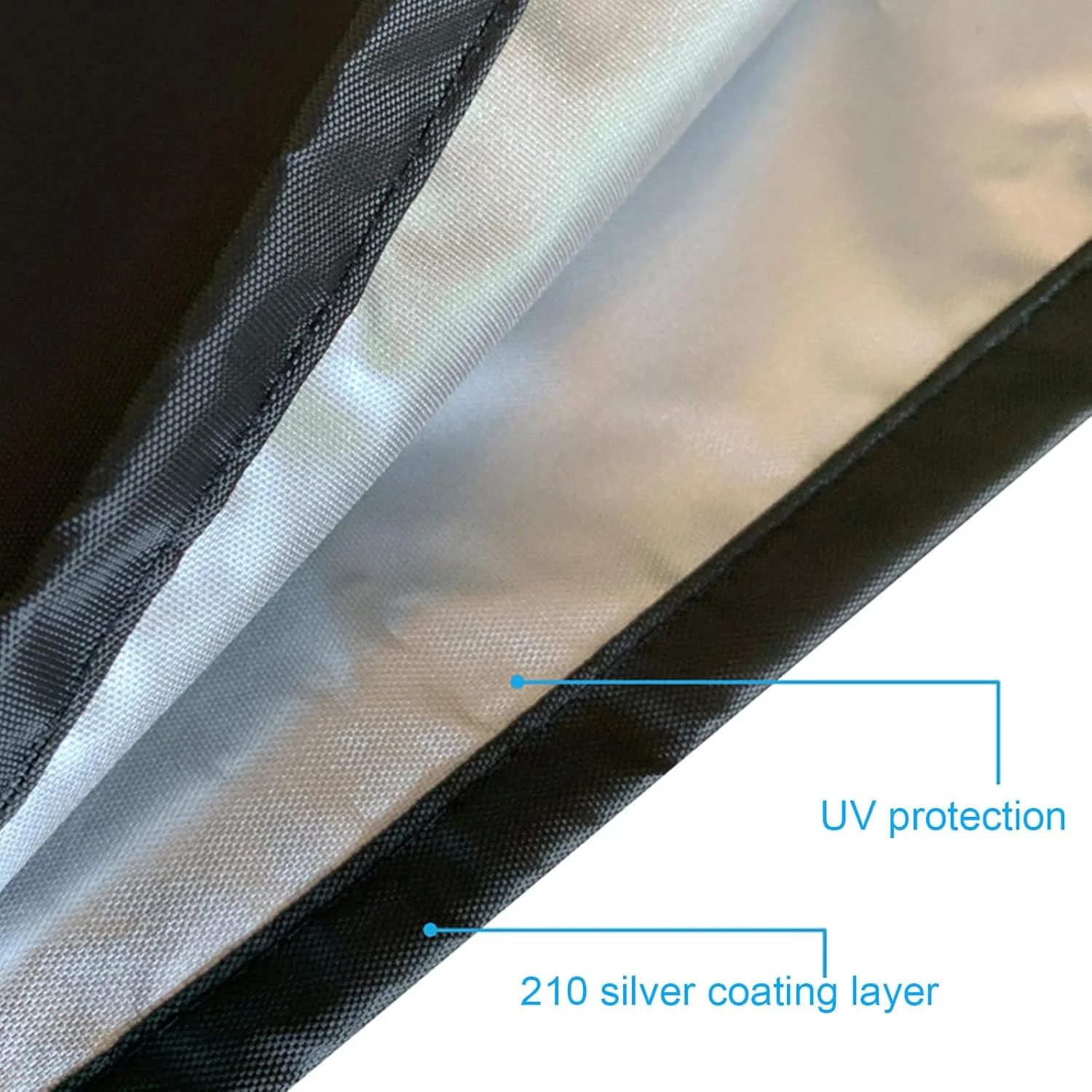 کیسه های زباله باغ Zerodis، طراحی زیپ دار، ظرفیت بزرگ، پارچه آکسفورد، جایگزین تخلیه دمنده برگ جاروبرقی شانه ای برای حیاط (سفید نقره ای)