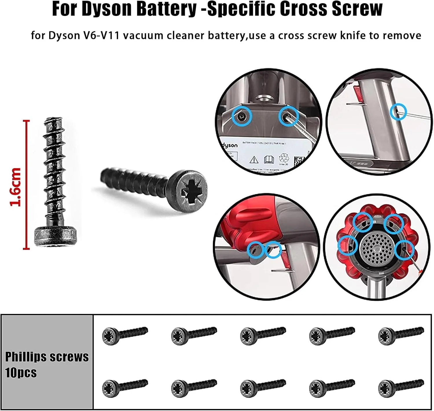 مجموعه 18 عددی پیچ KiimSin برای جاروبرقی های دایسون V6 V7 V8 V10 V11 SV09 SV10 SV11 SV12 SV14، پیچ های فیلیپس یونیورسال + پیچ T8 + پیچ بلند T8 برای دمنده سیکلون مجموعه 18 عددی پیچ KiimSin برای جاروبرقی های دایسون V6 V7 V8 V10 V11 SV09 SV10 SV11 SV12 SV14، پیچ های فیلیپس یونیورسال + پیچ T8 + پیچ بلند T8 برای دمنده سیکلون