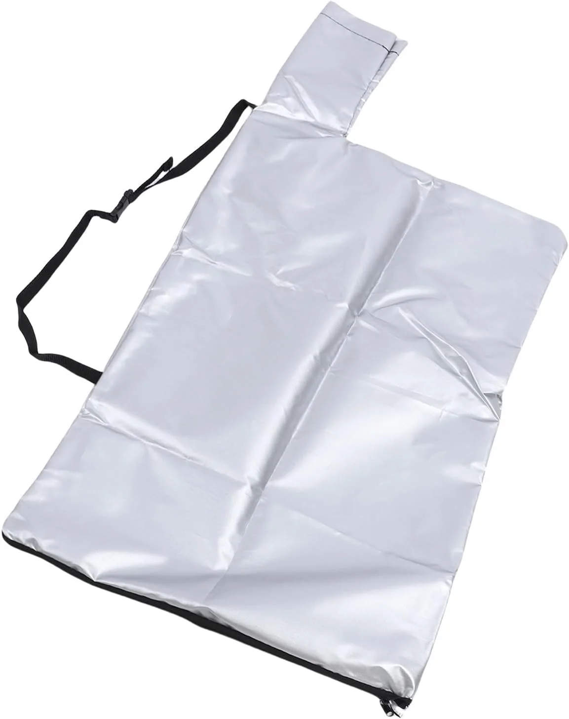 کیسه های زباله باغ Zerodis، طراحی زیپ دار، ظرفیت بزرگ، پارچه آکسفورد، جایگزین تخلیه دمنده برگ جاروبرقی شانه ای برای حیاط (سفید نقره ای)