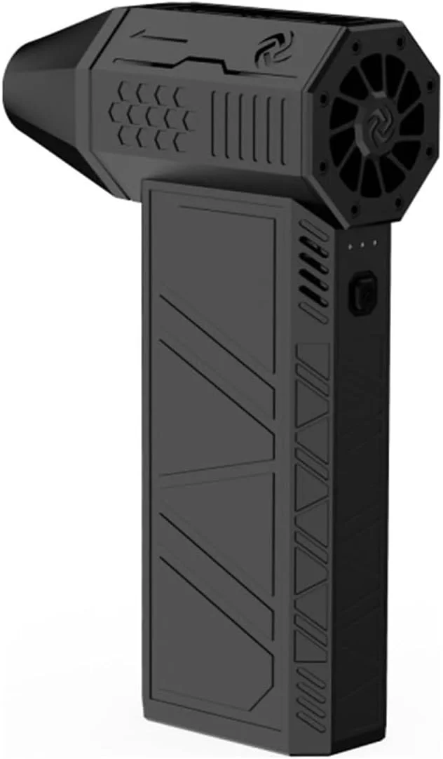 DIGI CORE دمنده هوای فشرده، دمنده گرد و غبار جت خشک، مینی دمنده با محافظت در برابر گرمای بیش از حد، دمنده هوای 130000 دور در دقیقه، جاروبرقی فن توربو قابل حمل، دمنده قابل حمل، فن خشن با کیف حمل