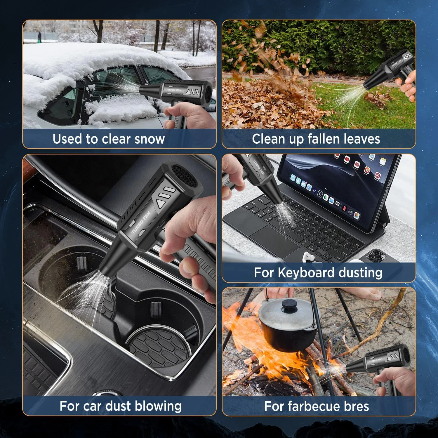 گردگیر هوای فشرده، گردگیر هوای برقی بی سیم فوق العاده قدرتمند 300000 دور در دقیقه، دمنده موتور براشلس قابل شارژ 10000 میلی آمپر ساعت، دمنده گردگیر فن توربو 3 سرعته قابل تنظیم برای کامپیوتر، خودرو، فضای باز و خانه گردگیر هوای فشرده، گردگیر هوای برقی بی سیم فوق العاده قدرتمند 300000 دور در دقیقه، دمنده موتور براشلس قابل شارژ 10000 میلی آمپر ساعت، دمنده گردگیر فن توربو 3 سرعته قابل تنظیم برای کامپیوتر، خودرو، فضای باز و خانه