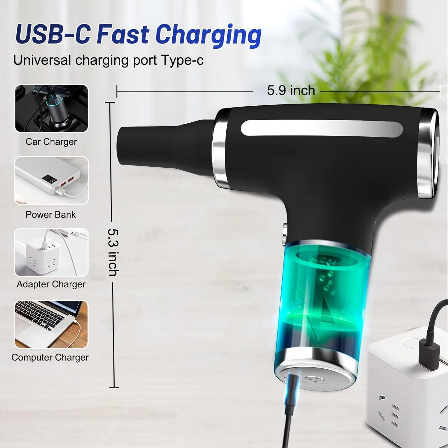 گردگیر هوای فشرده، گردگیر هوای الکتریکی 4 سرعته، دمنده هوای قابل حمل، جاروبرقی، گردگیر هوای قابل شارژ برای تمیز کردن گرد و غبار کامپیوتر، صفحه کلید، شارژ سریع گردگیر هوای فشرده، گردگیر هوای الکتریکی 4 سرعته، دمنده هوای قابل حمل، جاروبرقی، گردگیر هوای قابل شارژ برای تمیز کردن گرد و غبار کامپیوتر، صفحه کلید، شارژ سریع