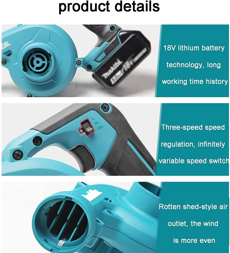 دمنده و مکنده برگ VLNAACH، دمنده برقی برگ، دمنده گرد و غبار پرقدرت با باتری 18 ولت، جمع کننده خاکستر و برگ های ریخته شده، جمع کننده گرد و غبار ساختمانی، شامل باتری و شارژر دمنده و مکنده برگ VLNAACH، دمنده برقی برگ، دمنده گرد و غبار پرقدرت با باتری 18 ولت، جمع کننده خاکستر و برگ های ریخته شده، جمع کننده گرد و غبار ساختمانی، شامل باتری و شارژر