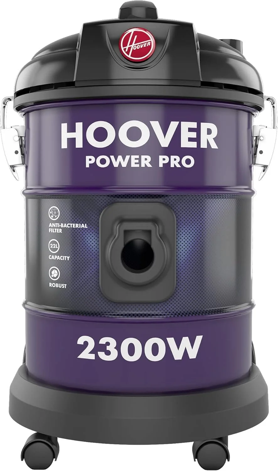 جاروبرقی سطلی هوور پاور پرو با ظرفیت بزرگ 22 لیتری XL، 2300 وات با عملکرد دمنده برای مصارف خانگی و اداری، بنفش - HT85-T3-ME جاروبرقی سطلی هوور پاور پرو با ظرفیت بزرگ 22 لیتری XL، 2300 وات با عملکرد دمنده برای مصارف خانگی و اداری، بنفش - HT85-T3-ME