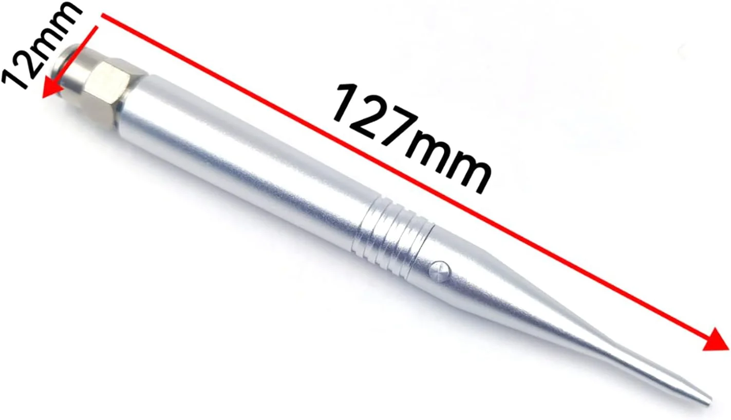 قلم دمنده گرد و غبار برای تمیز کردن ساعت، دمنده آلومینیومی برای زدودن گرد و غبار از لوازم جانبی ساعت، طول 12.7 سانتی متر